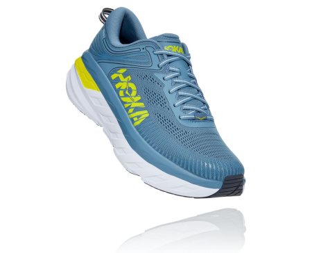 Hoka One One Bondi 7 Moški Čevlji Modra / Rumena SI-601987V